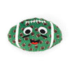 The Worthy Dog Cat Toys Football Smiles Green Plush Cat Toy