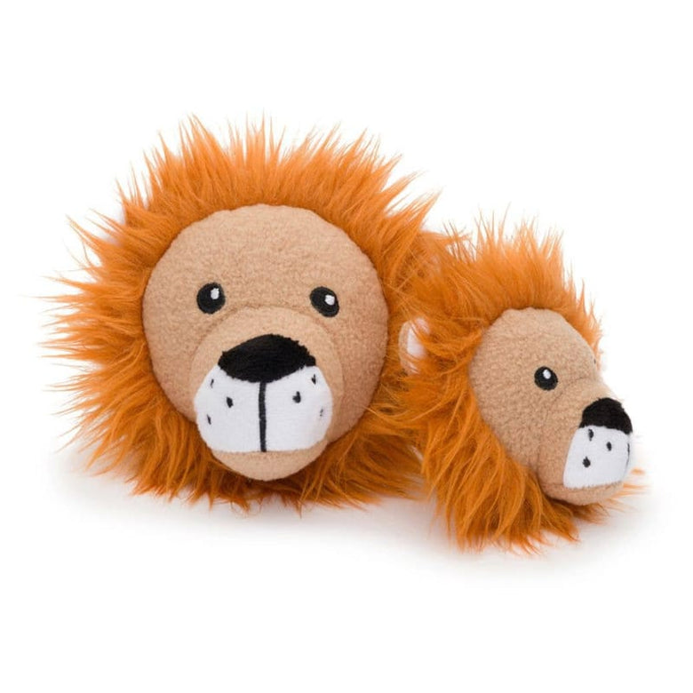 fabdog dog toys Lion Faball Plush Ball Dog Toy - Sz Large
