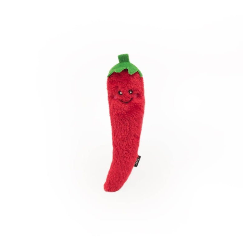 ZippyClaws Cat Toys Kickerz Red Pepper Plush Cat Toy