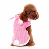 Dogo Pet dog apparel Cable Pink Bunny Hooded Dog Sweater - Only Available in Size XL and 2XL
