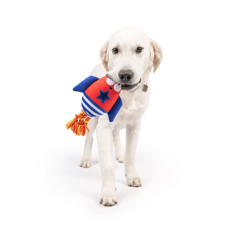 Huxley & Kent Dog Toys Rocket Man Plush Squeak Dog Toy - 2 Sizes