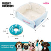 PAWTY Dog Toys dog toys Pawnuts Plush Colorful Donuts Interactive Plush Dog Toy Set - 4 Pc