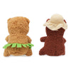 ZippyPaws dog toys Cheeky Chumz Jr Pretty in Flowers Plush Dog Toy Set - 2 Pack