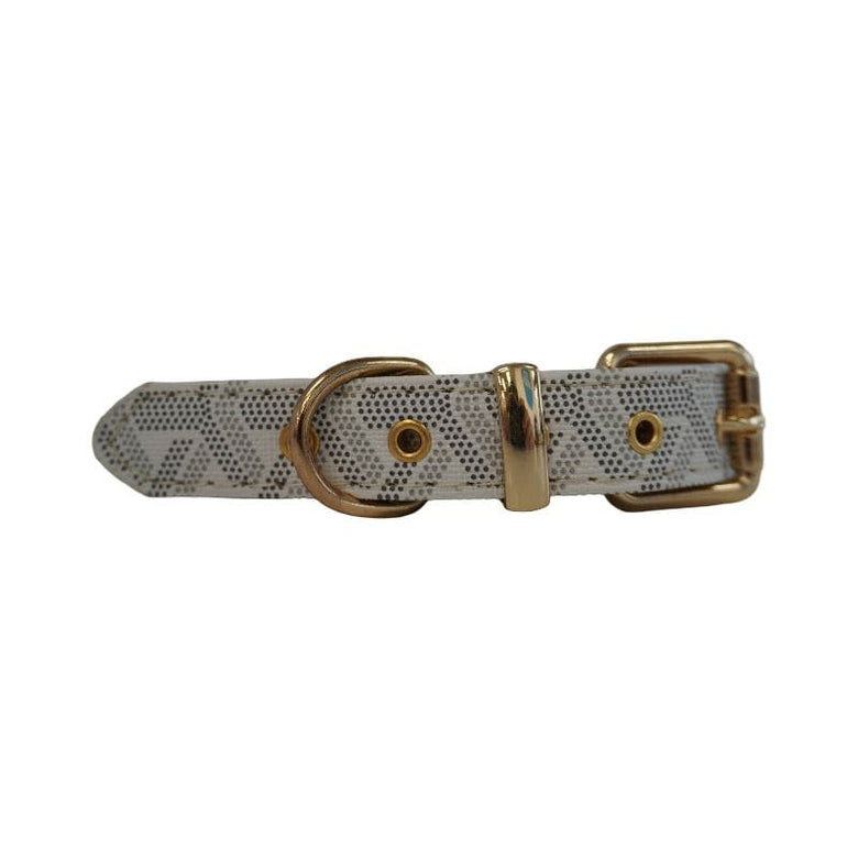 BARK by DOG Collars Morel White Luxury Pet Collar