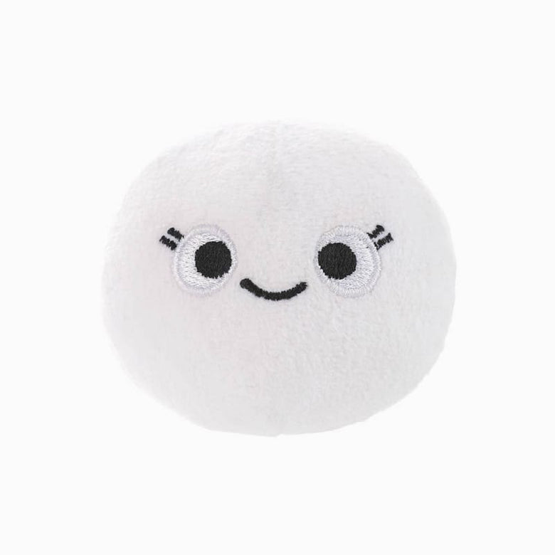 Hugsmart Products Inc dog toys Ocean Pals Peeky Eye Clam Plush Squeak Dog Toy