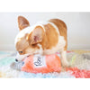 ZippyPaws dog toys Happy Hour Crusherz Pink Rosé Bottle Squeaky Plush Dog Toy