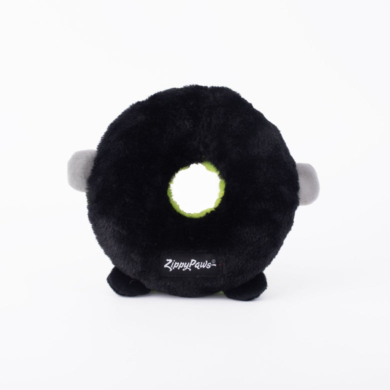 Halloween Donutz Buddies Frankenstein's Monster Plush Squeak Dog Toy