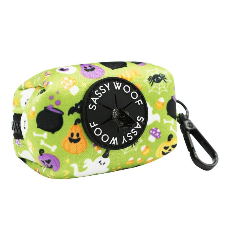 SASSY WOOF Waste Bag Dispenser Halloween Haunt Mess Dog Waste Bag Holder