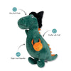 Petshop by Fringe Studio dog toys Candy Rex Halloween Witch Squeak Plush Dog Toy