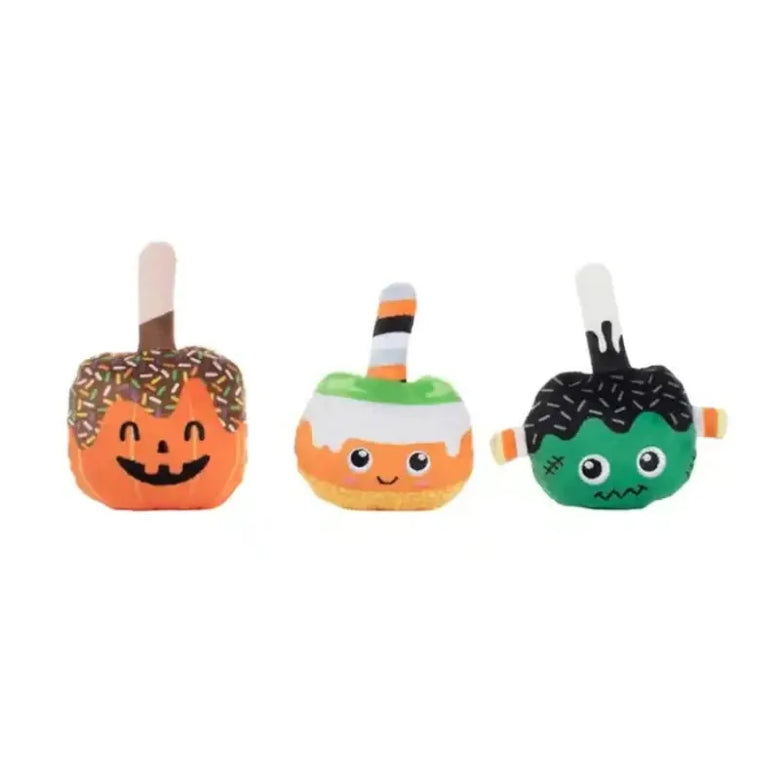 Pet Shop by Fringe Studio dog toys Halloween "No Tricks, Just Treats" Plush Squeak Dog Toy Set - 3 pc