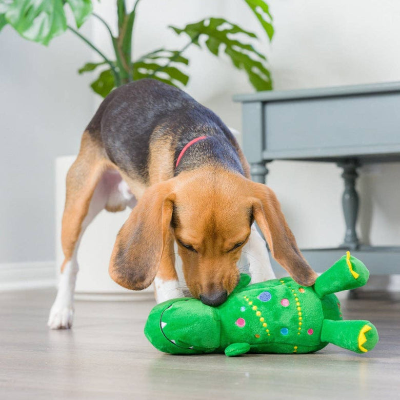 Christmas Tree Rex 2.0 Plush Squeaky Holiday Dog Toy - 2 Sizes