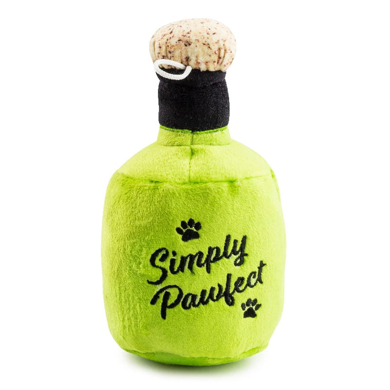 Haute Diggity Dog dog toys Puptron Tequila Green Plush Squeaky Dog Toy