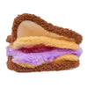 ZippyPaws dog toys PB & J Sandwich Snufflerz Plush Dog Toy