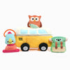 Hugsmart Products Inc Dog Toys Volkswagen Camper Van Hide and Seek Interactive Plush Squeaky Dog Toy Set - 4 Pc