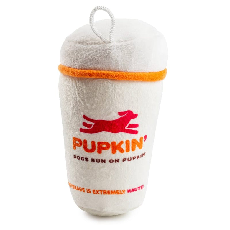 Haute Diggity Dog dog toys Pupkin' Donuts Hot Coffee Plush Dog Toy