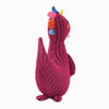Hugsmart Products Inc dog toys Fuzzy Friendz Mesh Dinosaur Heart Rexy Squeak Dog Toy - 2 sizes