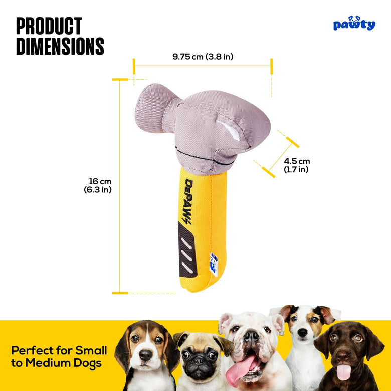 PAWTY Dog Toys dog toys Took Kit Hammer Canvas Squeak Dog Toy