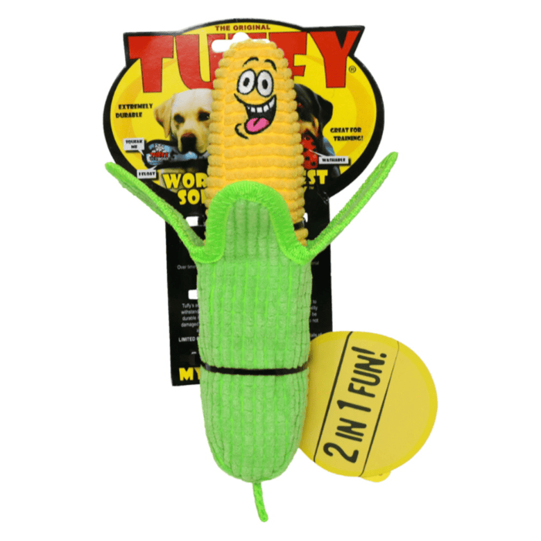 VIP Products/Tuffy dog toys Tuffy Funny Corn Durable Tough Dog Toy