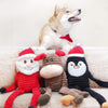Holiday Crinkle Reindeer Christmas Plush Squeak Dog Toy - 2 Sizes