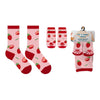 Extreme Fit Wholesale Pet Socks Red Strawberries Matching Pet & Owner Fun Socks - One Size Fits Most