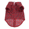 The Worthy Dog CollardShirts Paisley Red Collared Dog Shirt