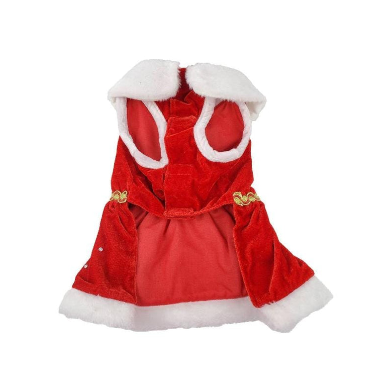 Barker's Bowtique Dresses Mrs. Santa Pet Dress