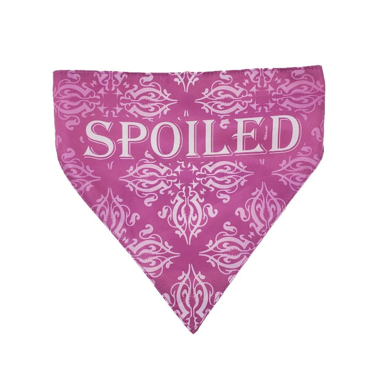 Barker's Bowtique Bandanas Princess Two-Sided Pink Dog Bandana