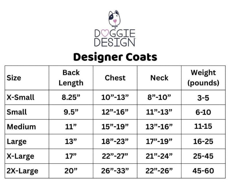 Doggie Design, Inc. Jackets-Coats Sherpa Lined Stylish Grey Herringbone with Matching Leash Dog Harness Coat