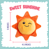 SnugArooz dog toys Sweet Sunshine (with Ball Inside) Plush Dog Toy - 5"