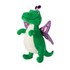 Petshop by Fringe Studio dog toys Flutter Rex Purple Butterfly Wings Plush Squeak Dog Toy
