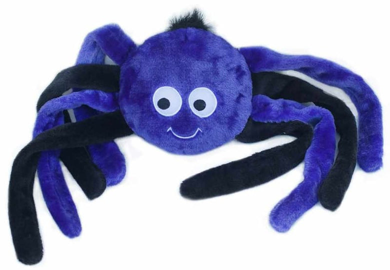 ZippyPaws dog toys Grunterz Purple Spider Plush Squeak Dog Toy - Large