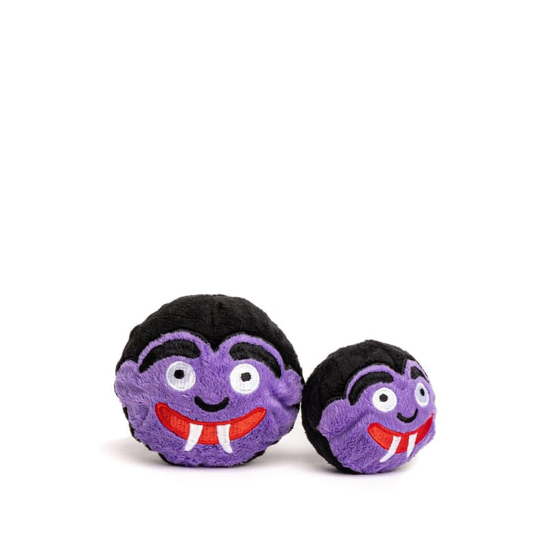 fabdog dog toys Halloween Dracula Ball Plush Dog Toy - Sz Small