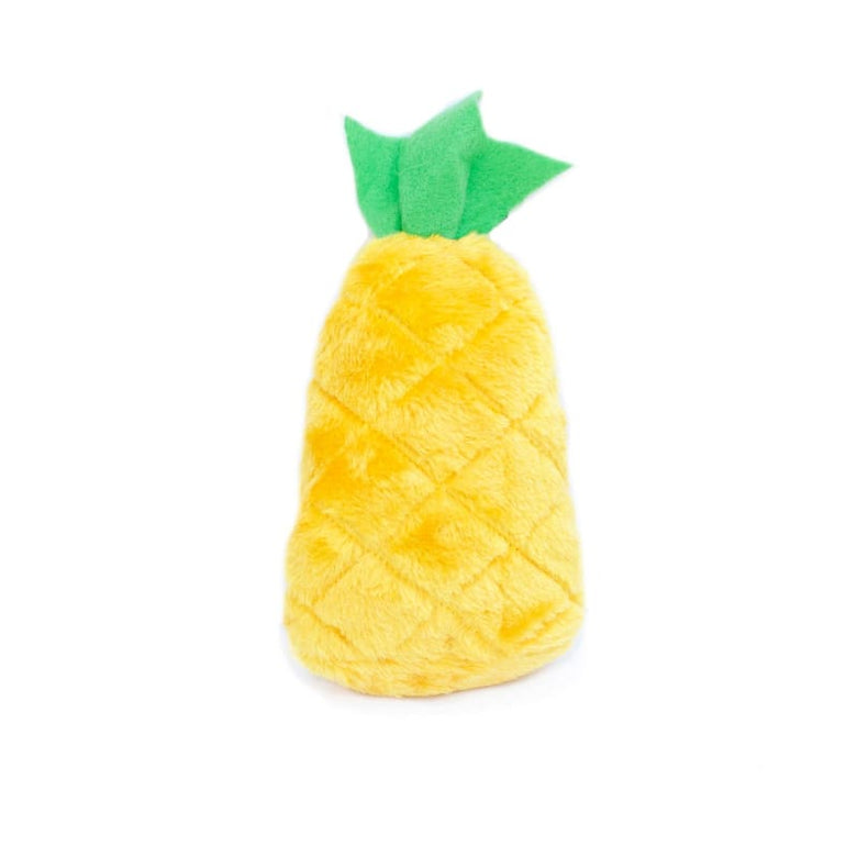 ZippyPaws dog toys NomNomz Pineapple Plush Squeaky Dog Toy