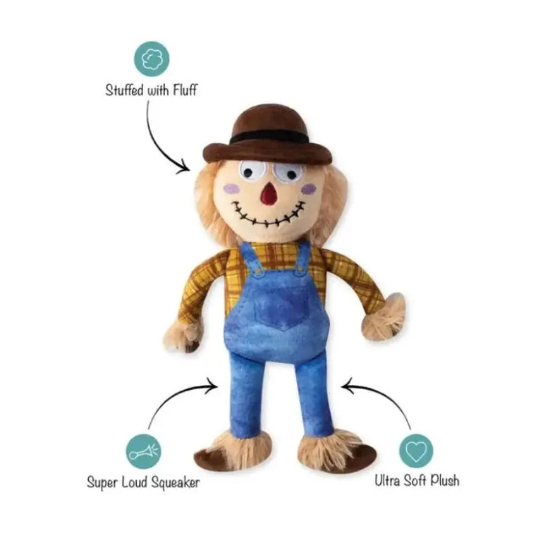 PetShop by Fringe Studio dog toys On My Last Straw Scarecrow Dog Toy