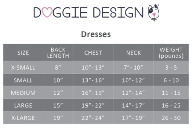 Doggie Design, Inc. Dresses Catching Waves Dog Harness Dress with Matching Leash