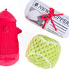 ZippyPaws dog toys Dog's Best Friends Miniz Tennis Ball, Fire Hydrant, Newspaper Plush Dog Toy Set - 3 Pack