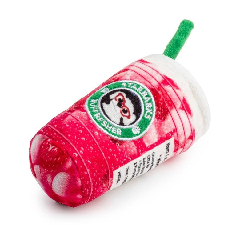 Haute Diggity Dog dog toys Starbarks Red Ruffresher Plush Dog Toy