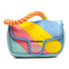 Muttzie dog toys Gucchewy Rainbow Rope Luxury Purse Plush Tug Dog Toy