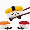 Hugsmart Products Inc dog toys Fdie Japan Sushi Squeaky Plush Dog Toy Set - 3 Pc