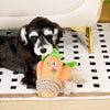 Hugsmart Products Inc dog toys Puppy Garden Bunch of Carrots Rope Spring Plush Dog Toy