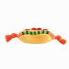 Hugsmart Products Inc Food Party Hot Dog Plush Rope Dog Toy