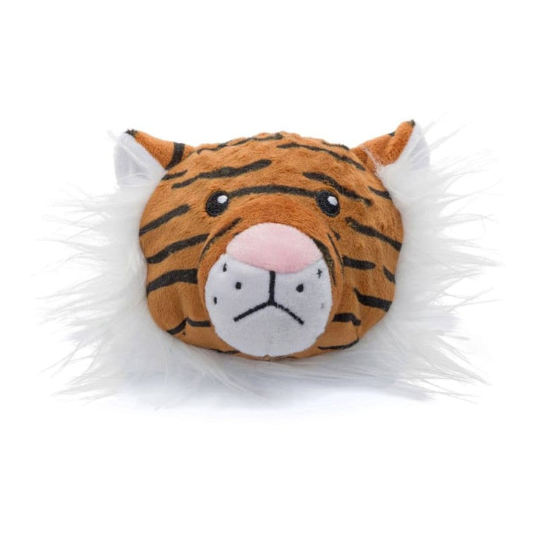 fabdog dog toys Tiger Faball Plush Squeaky Ball Dog Toy - Sz Large