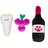 Pearhead, Inc. dog toys Pawrcuterie Board Plush Dog Toy Set - 3 Pk