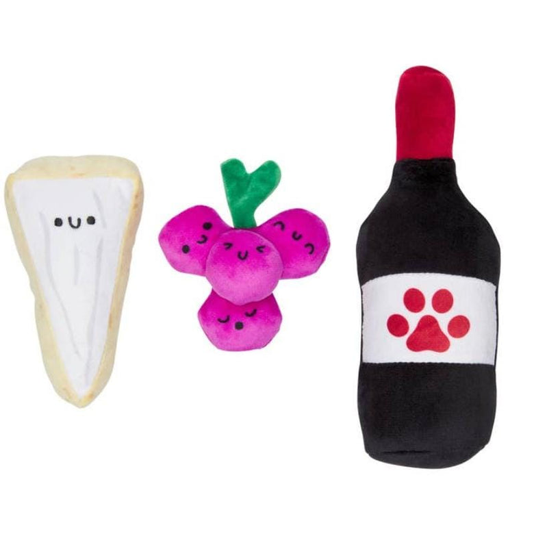 Pearhead, Inc. dog toys Pawrcuterie Board Plush Dog Toy Set - 3 Pk