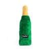 ZippyPaws dog toys Happy Hour Crusherz Champagne Bottle Squeaky Plush Dog Toy