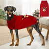 TMU - Sino-Sear GmbH Dog Apparel Red Nose Reindeer Holiday Red Dog Sweater - Size L
