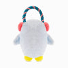 Hugsmart Products Inc Dog Toys Melody Bros Penguin Rope Plush Squeak Dog Toy
