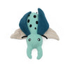 EcoZippy Corduroy Critter Beetle Plush Squeaky Dog Toy