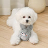 Hugsmart Products Inc dog toys Farm Friendz Super Ball Grey Bunny Spring Plush Dog Toy