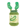 Pickle Jar Bungee Burrow Interactive Plush Squeaky Dog Toy